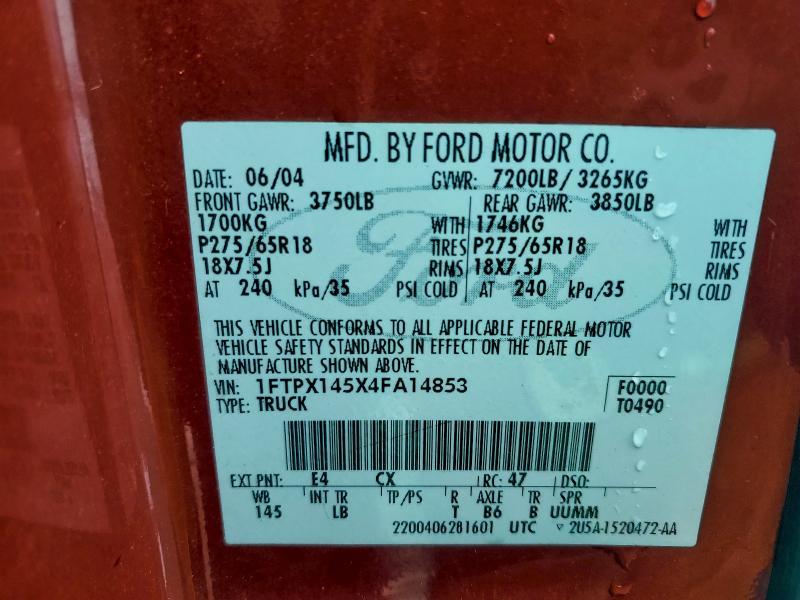 2004 Ford F150