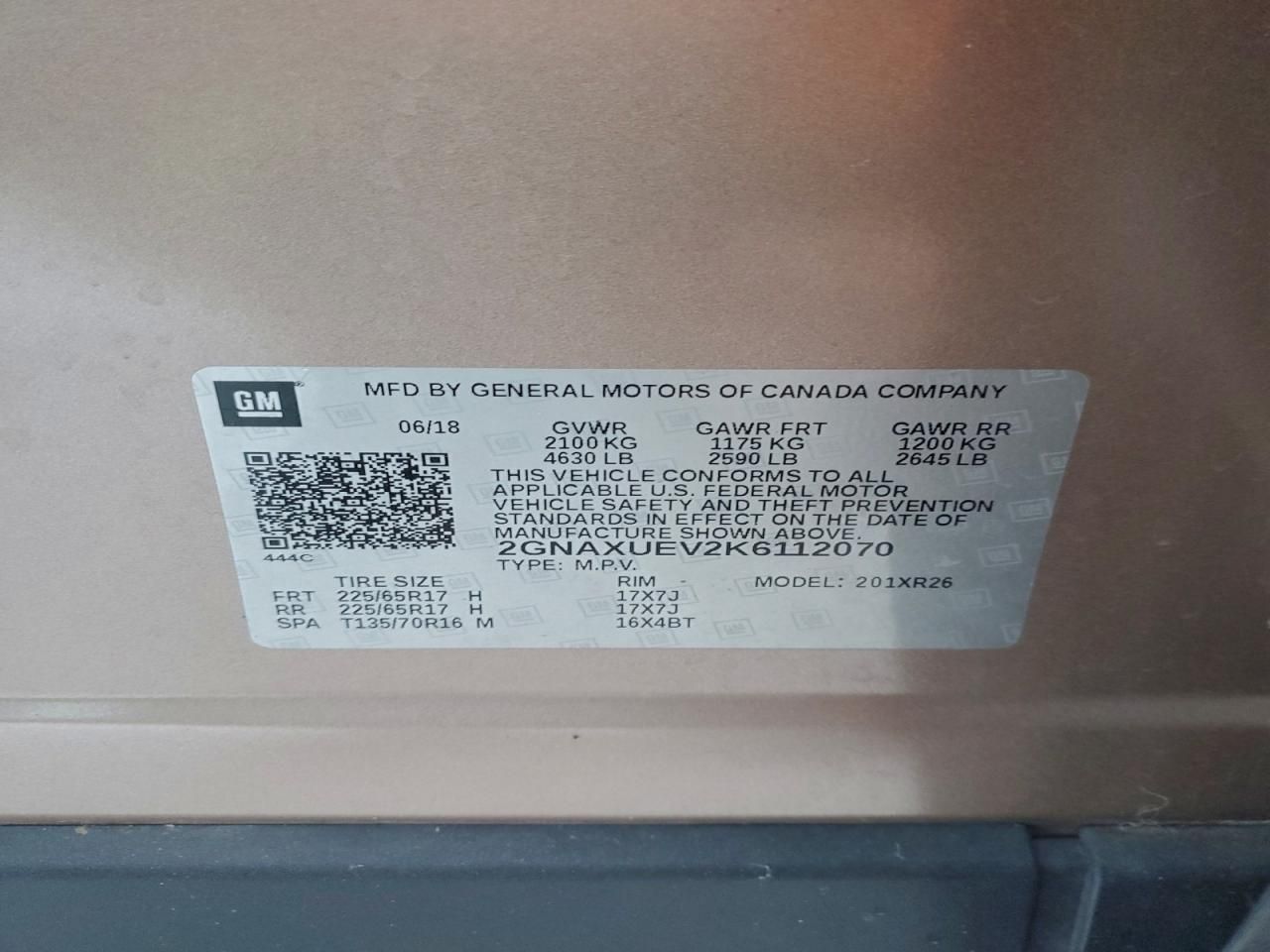 2019 Chevrolet Equinox lt