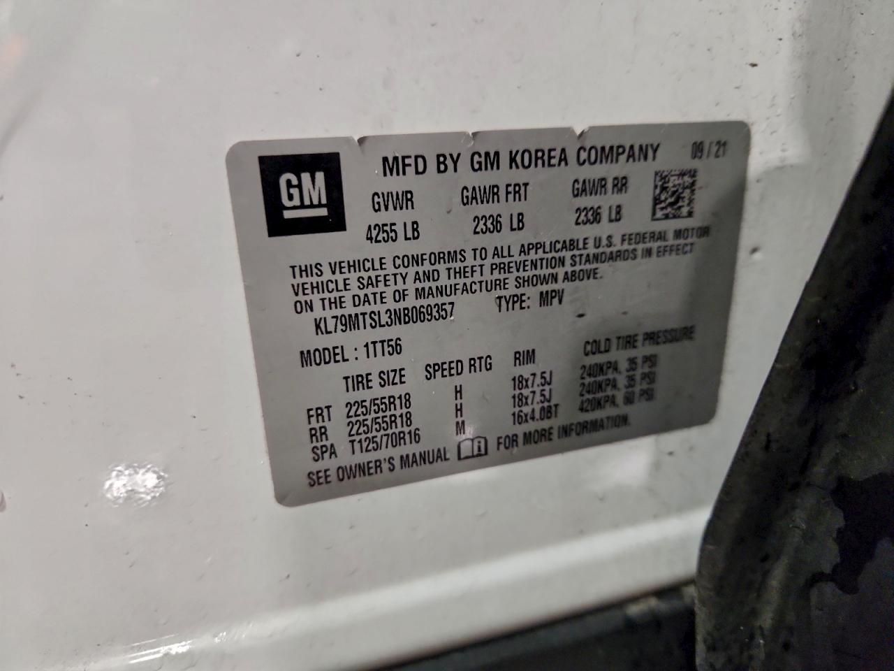 2022 Chevrolet Trailblazer rs