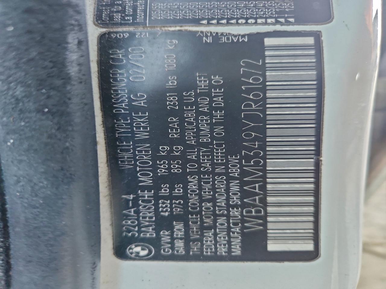 2000 BMW 328 i