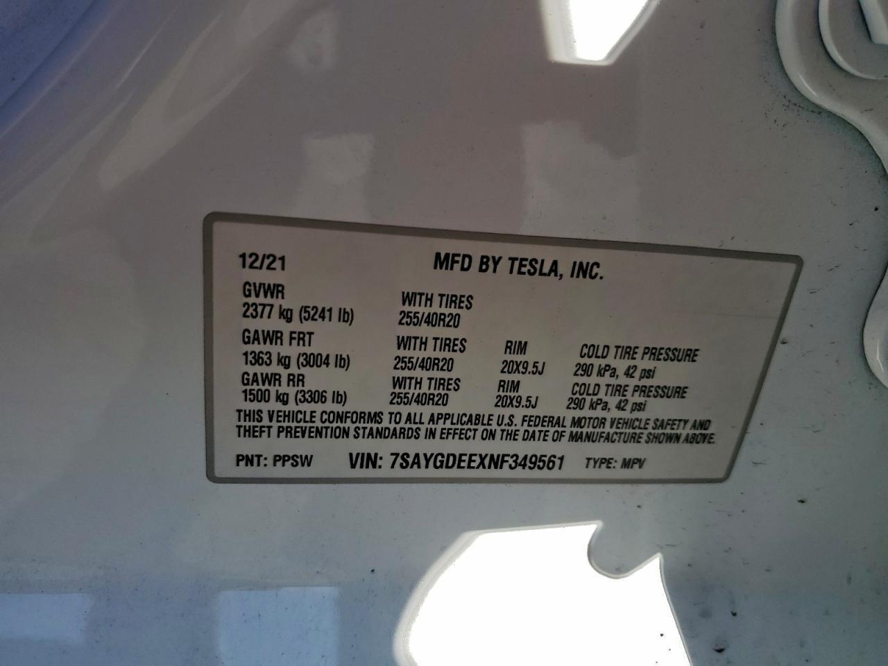 2022 Tesla Model y