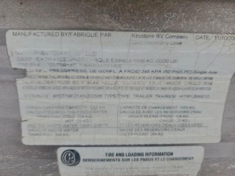 2010 Keystone 2010 Dutchman Hideout