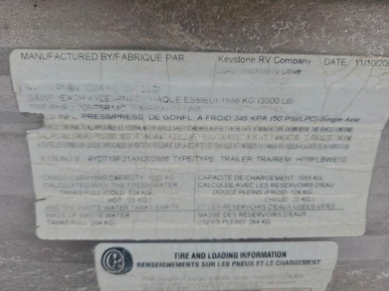 2010 Keystone Challenger Hideout