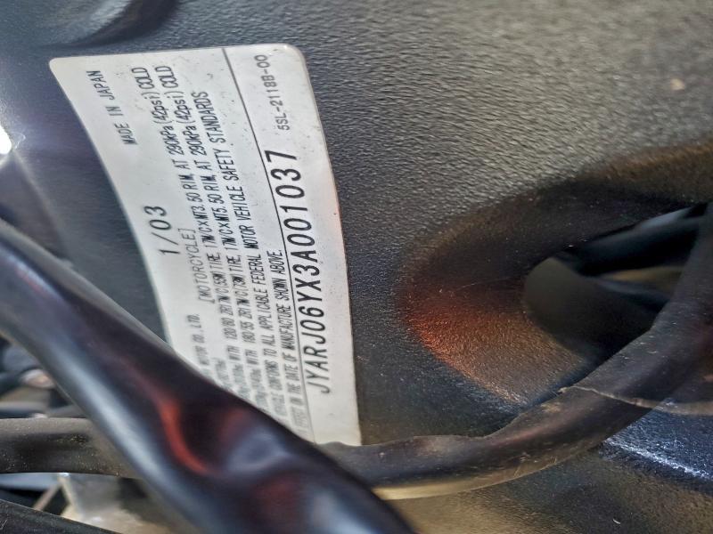 2003 Yamaha Yzfr6 l