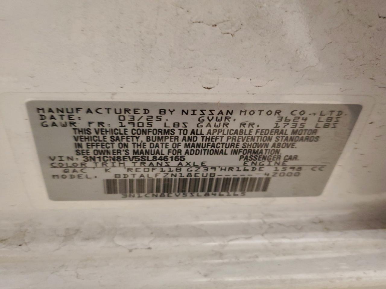 2025 Nissan Versa sv