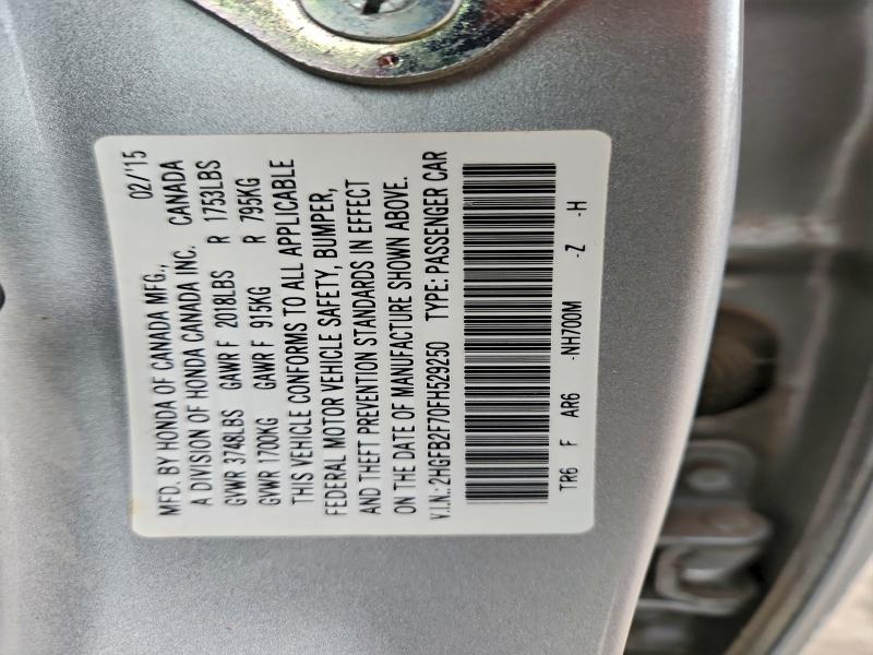 2015 Honda Civic se