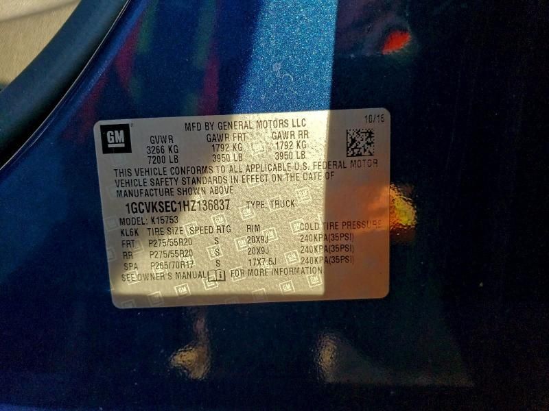 2017 Chevrolet Silverado K1500 ltz