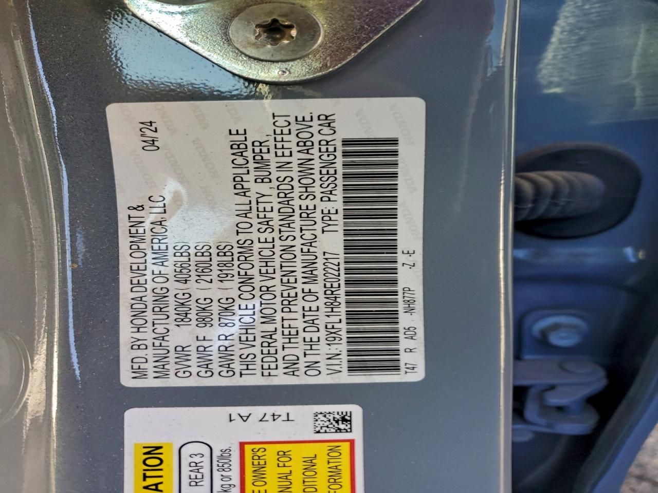 2024 Honda Civic Sport Touring