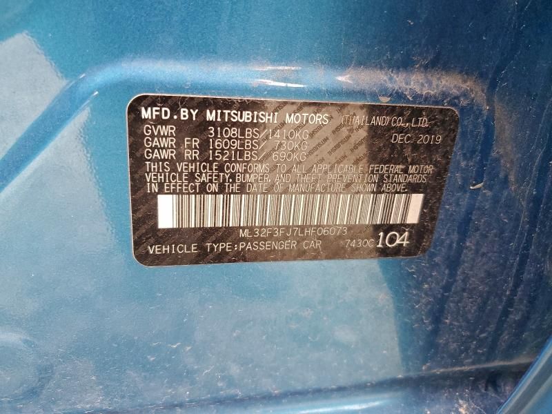 2020 Mitsubishi Mirage G4 es