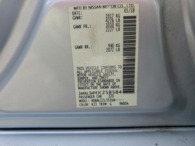 2018 Nissan Altima 2.5