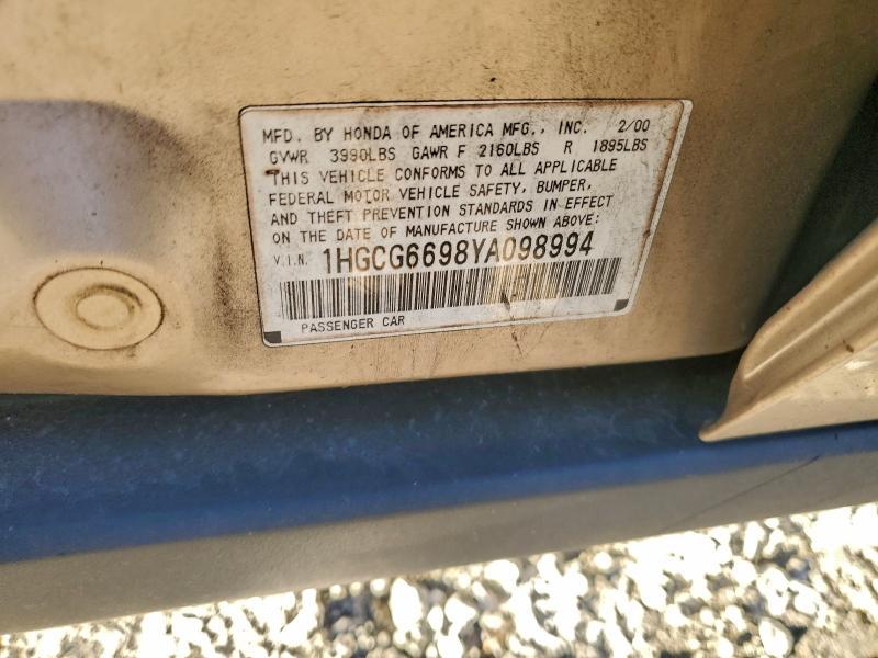 2000 Honda Accord se