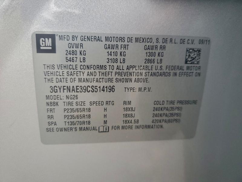 2012 Cadillac Srx Luxury Collection
