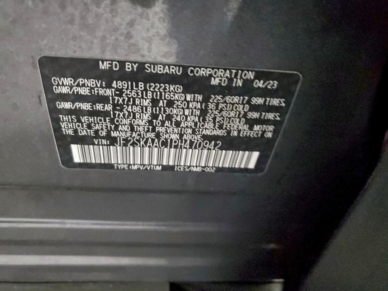 2023 Subaru Forester