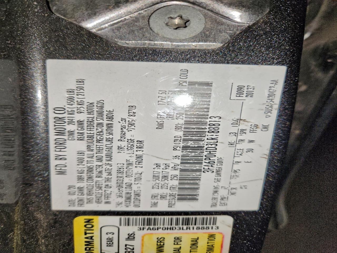 2020 Ford Fusion se
