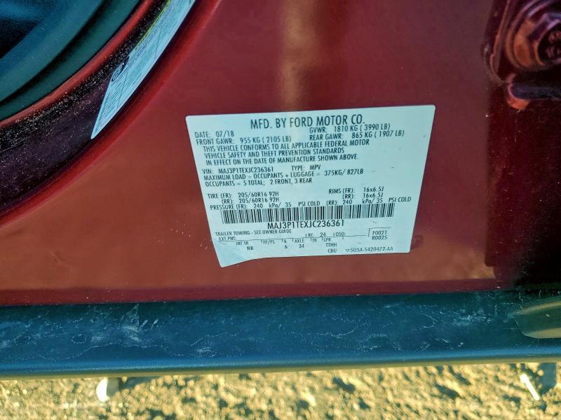 2018 Ford Ecosport se