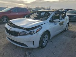 KIA salvage cars for sale: 2018 KIA Forte lx