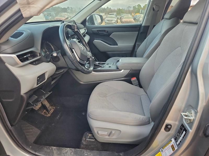 2020 Toyota Highlander Hybrid le