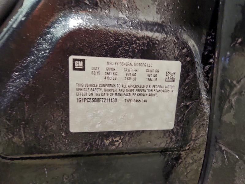 2015 Chevrolet Cruze lt