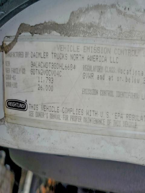 2016 Freightliner Business Class M2 BOX Truck