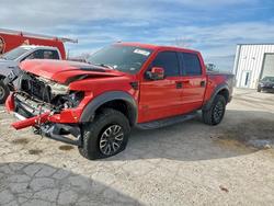 Salvage trucks for sale at Kansas City, KS auction: 2013 Ford F150 SVT Raptor
