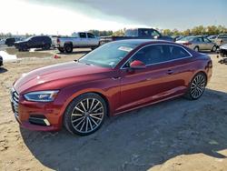 Salvage cars for sale from Copart Houston, TX: 2018 Audi A5 Premium Plus