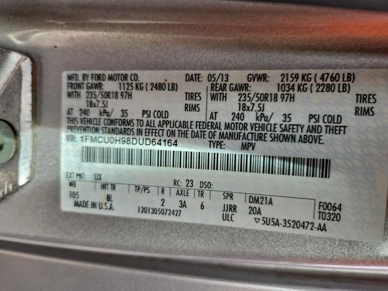 2013 Ford Escape sel