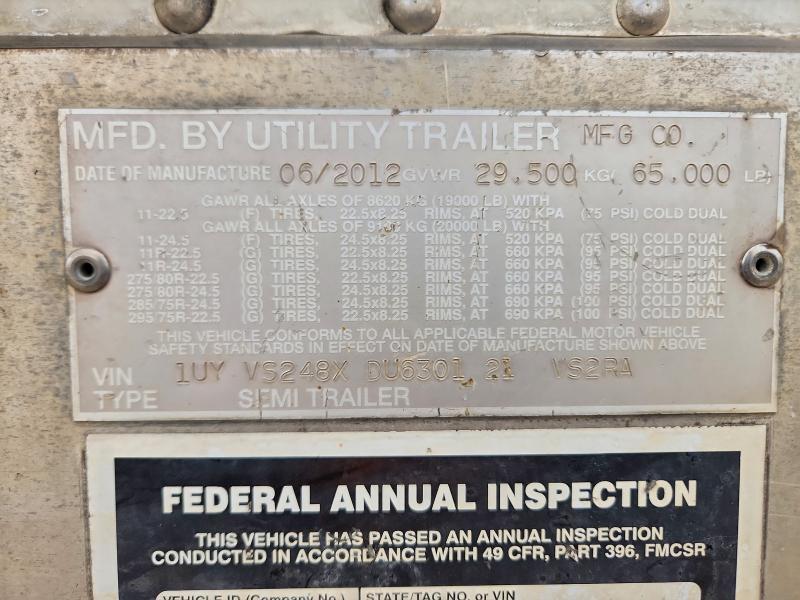 2013 Utility 2013 Util VS2RA-Refrigerated Van Trailer