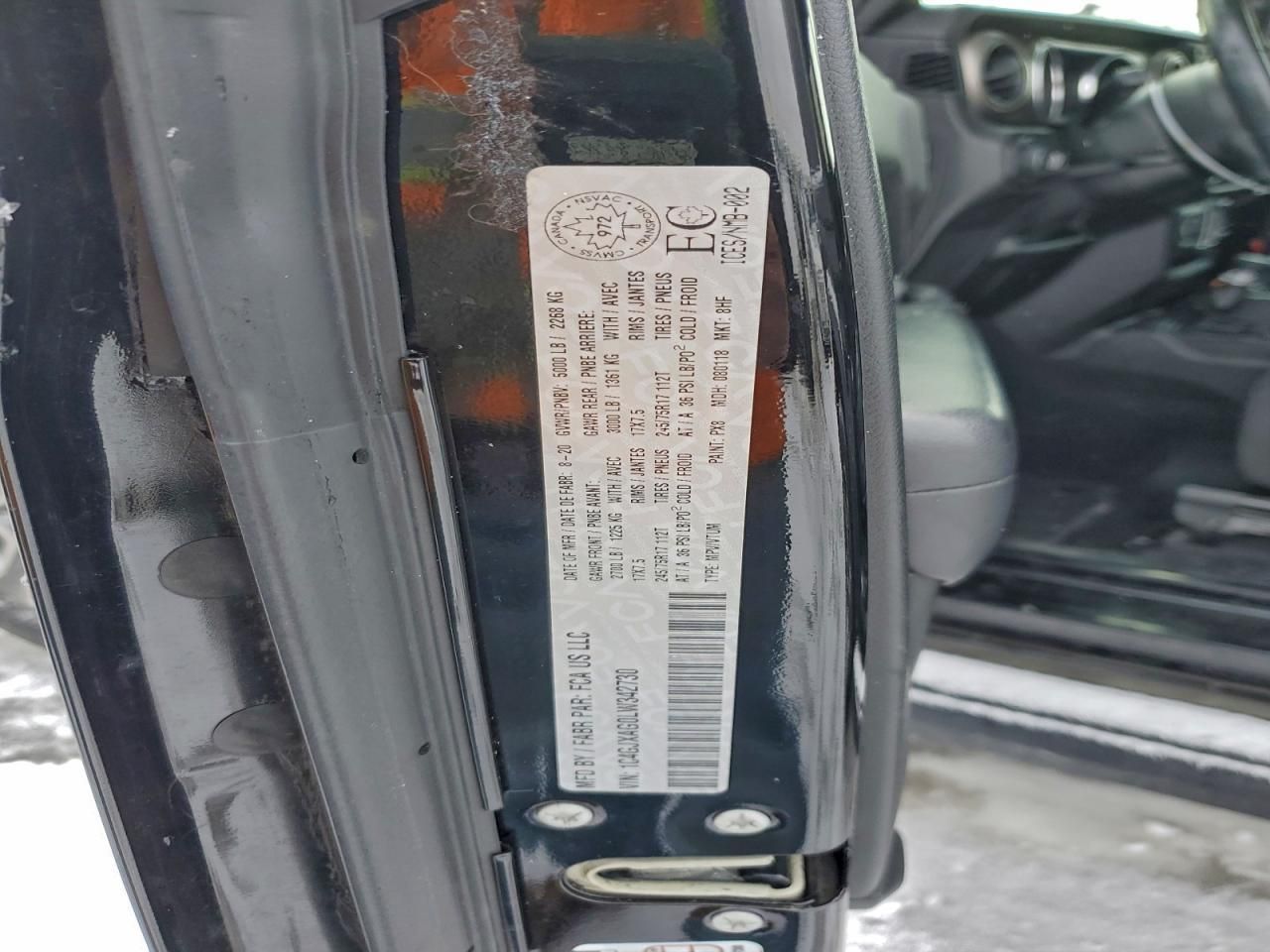 2020 Jeep Wrangler Sport