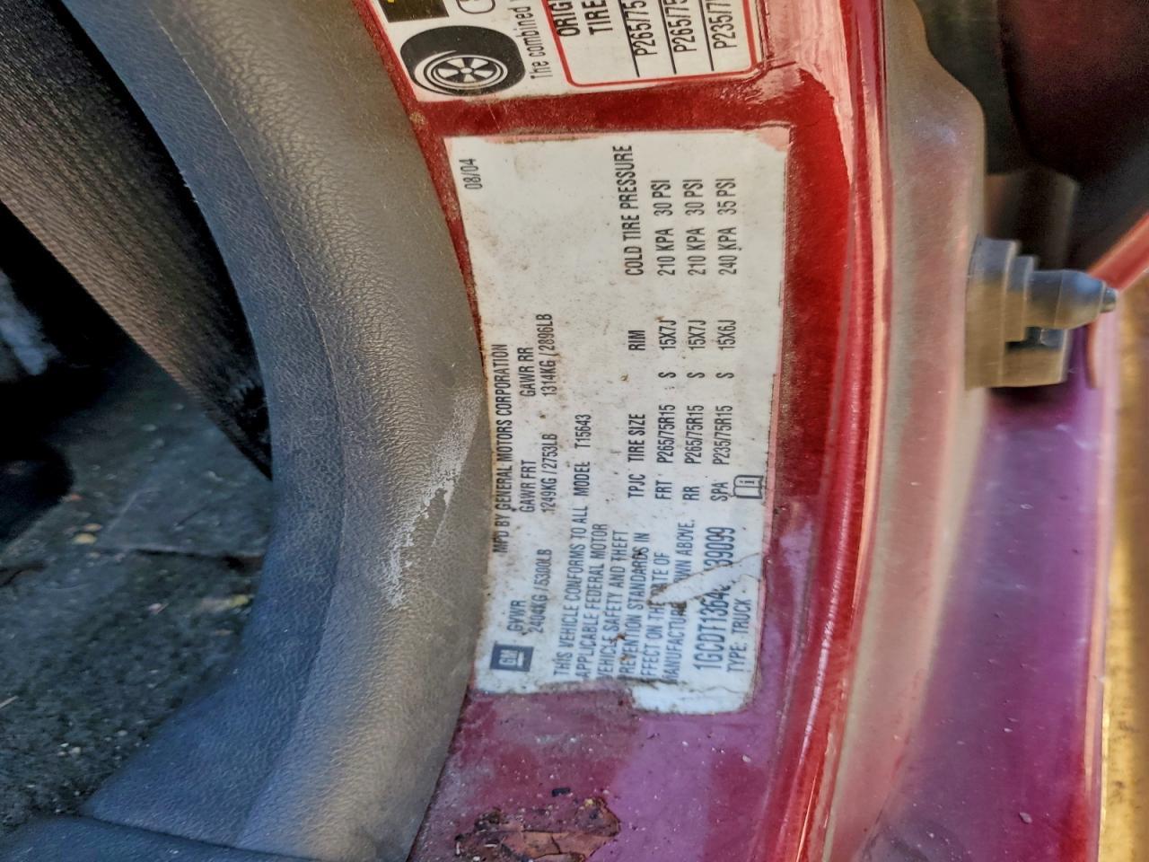 2005 Chev Colorado
