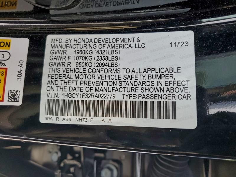 2024 Honda Accord ex