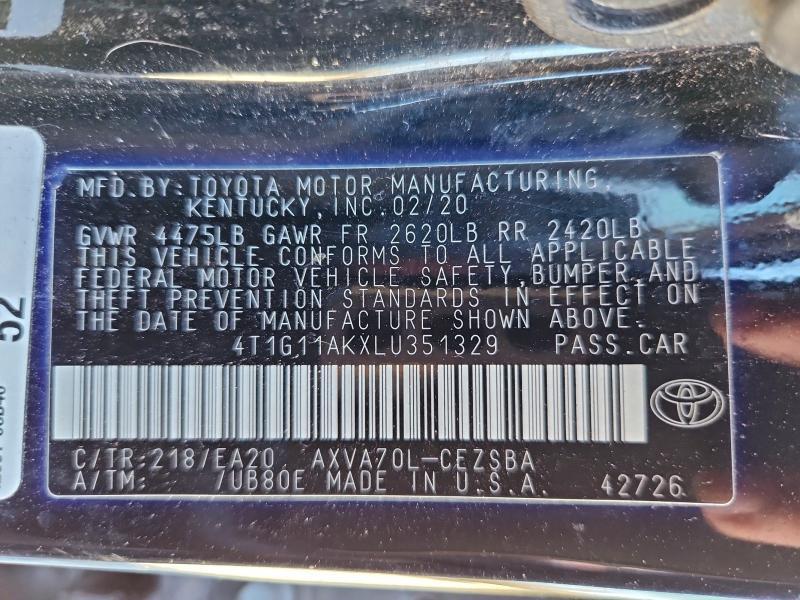 2020 Toyota Camry se