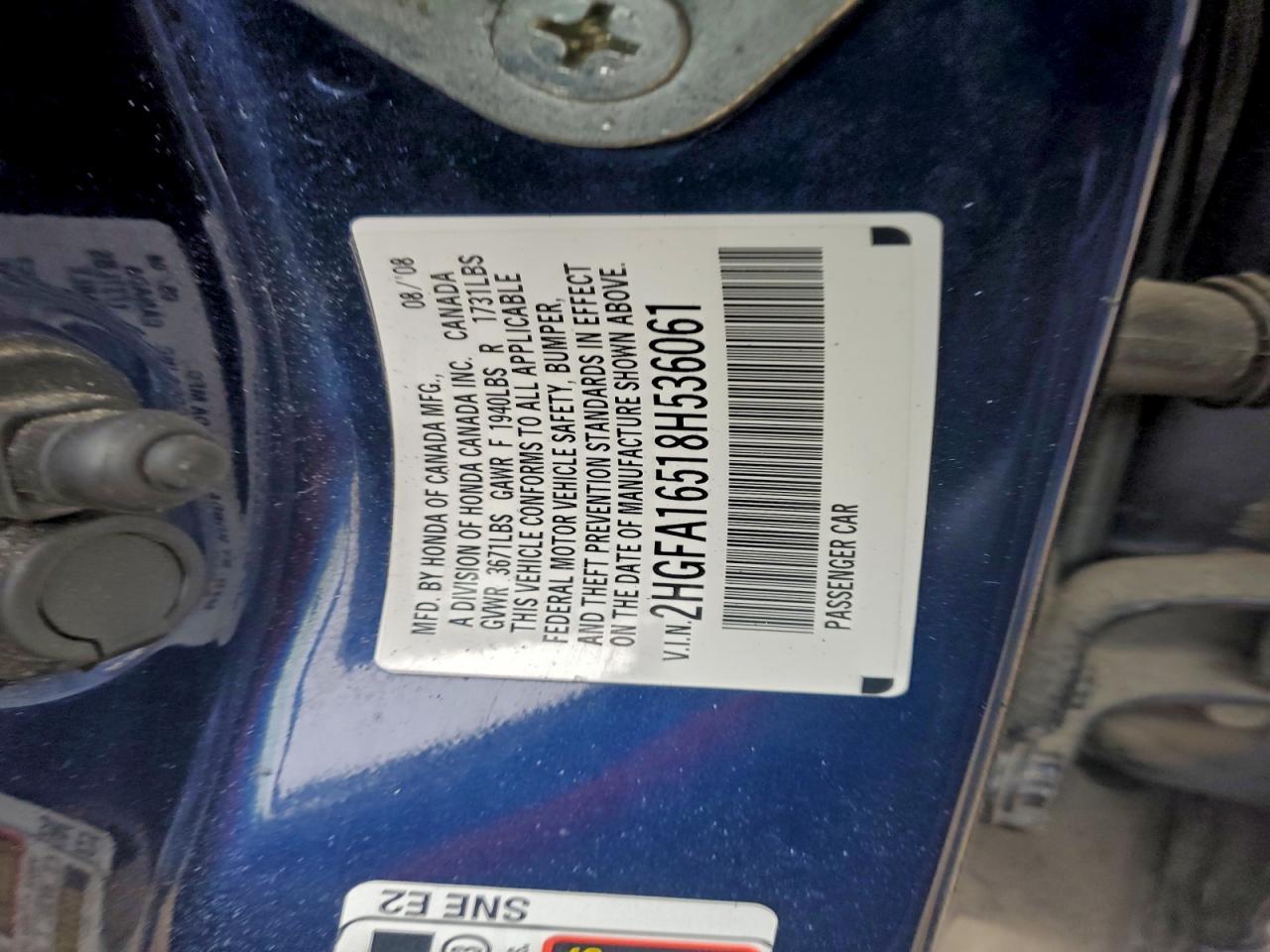 2008 Honda Civic lx