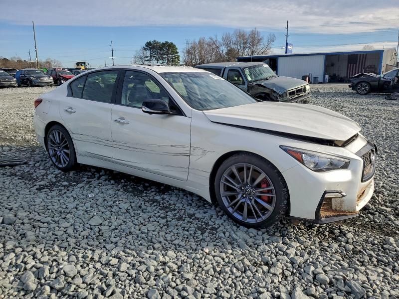 2022 Infiniti Q50 red Sport 400