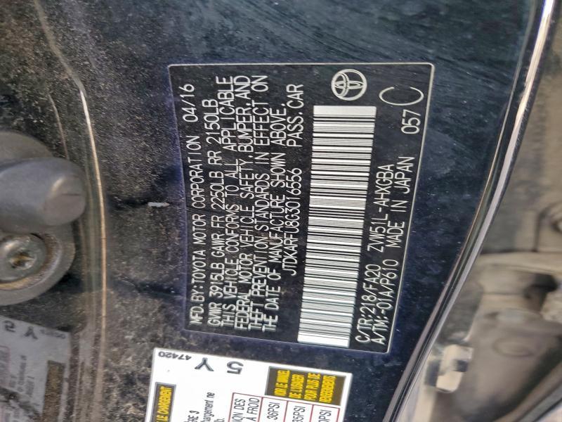 2016 Toyota Prius Three