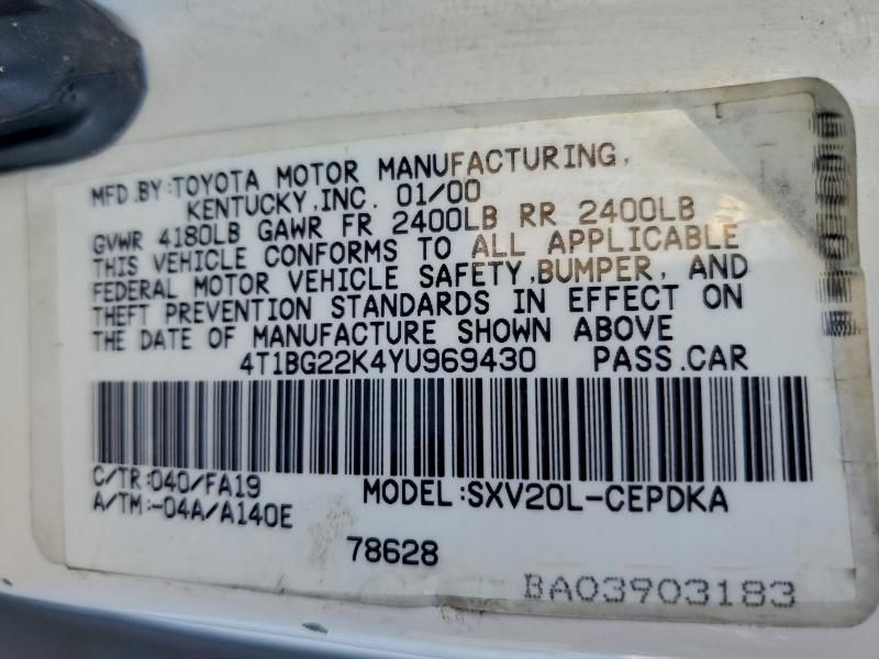 2000 Toyota Camry ce