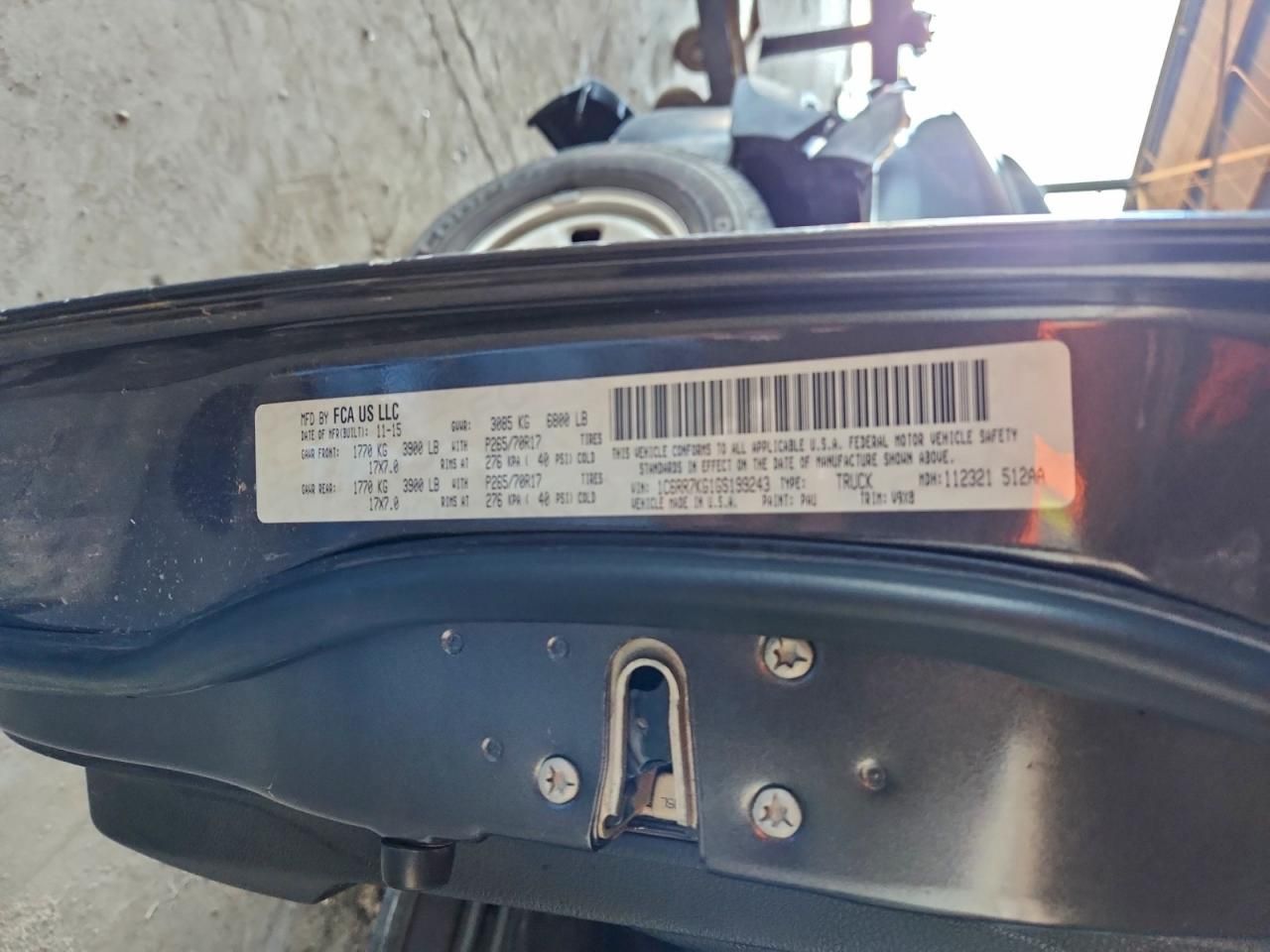 2016 Dodge Ram 1500 st