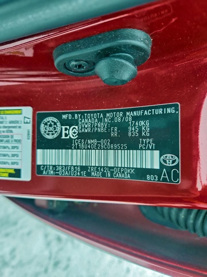 2009 Toyota Corolla Base