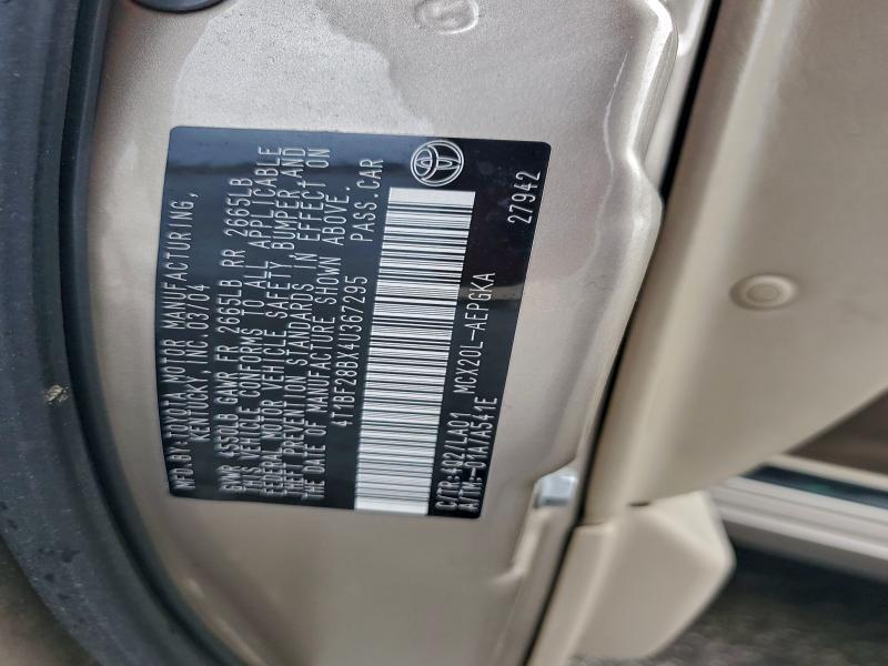 2004 Toyota Avalon xl