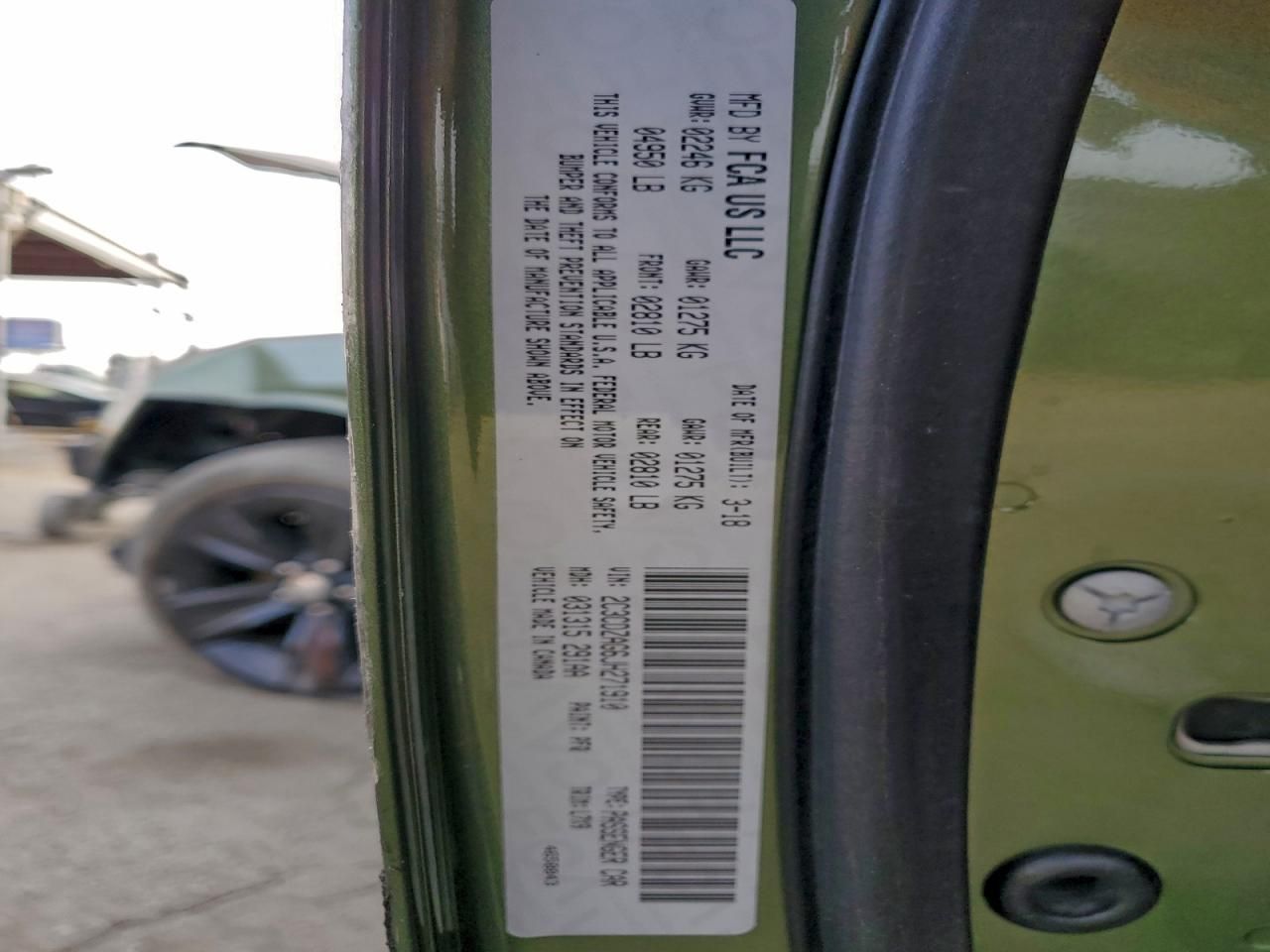 2018 Dodge Challenger sxt