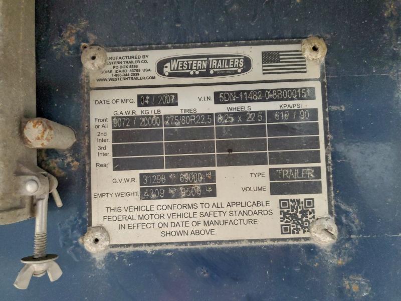 2008 Western Trailers 2008 Western Flatbed Trailer