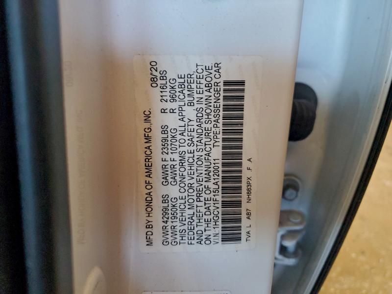 2020 Honda Accord lx