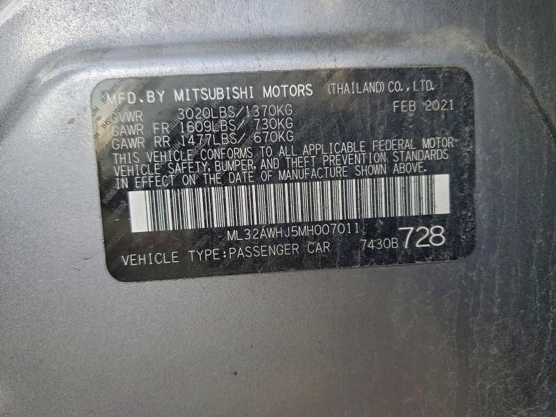 2021 Mitsubishi Mirage se