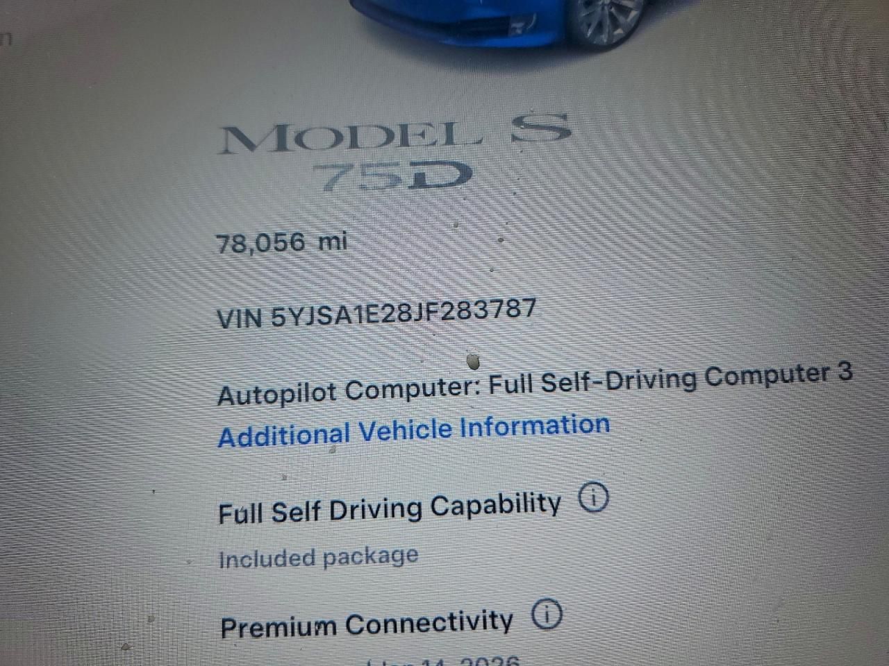 2018 Tesla Model s