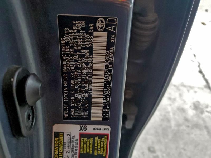 2014 Toyota Corolla l