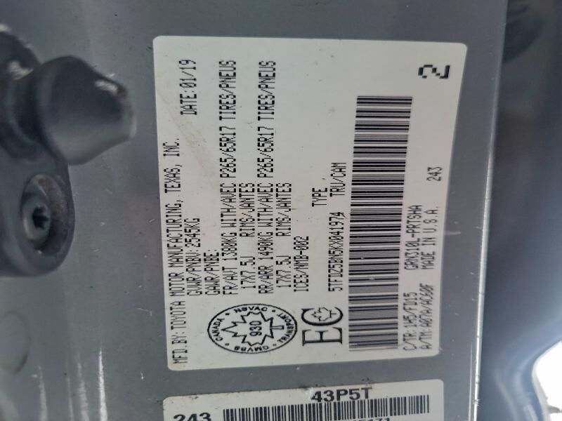 2019 Toyota Tacoma Double cab