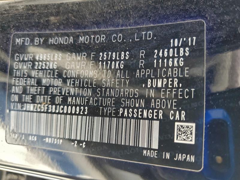 2018 Honda Clarity Touring