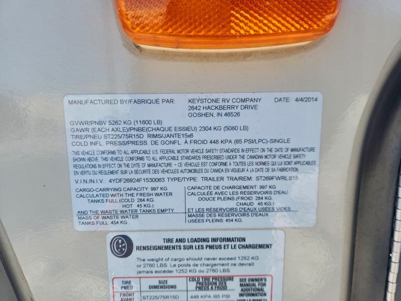 2015 Keystone Arcadia 37-Camper