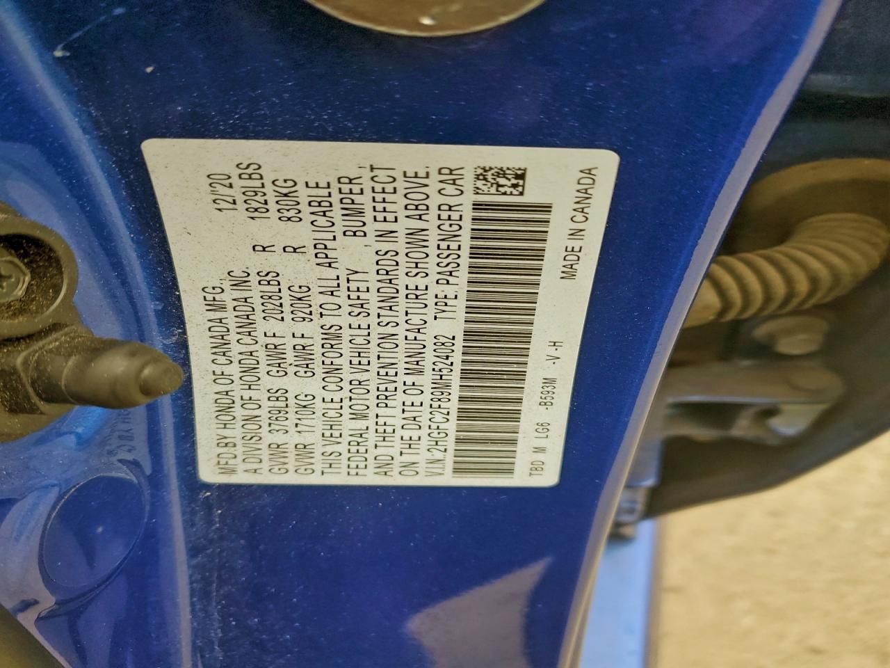 2021 Honda Civic Sport