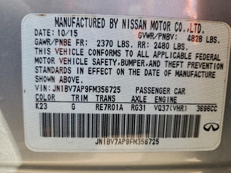 2015 Infiniti Q50 Base