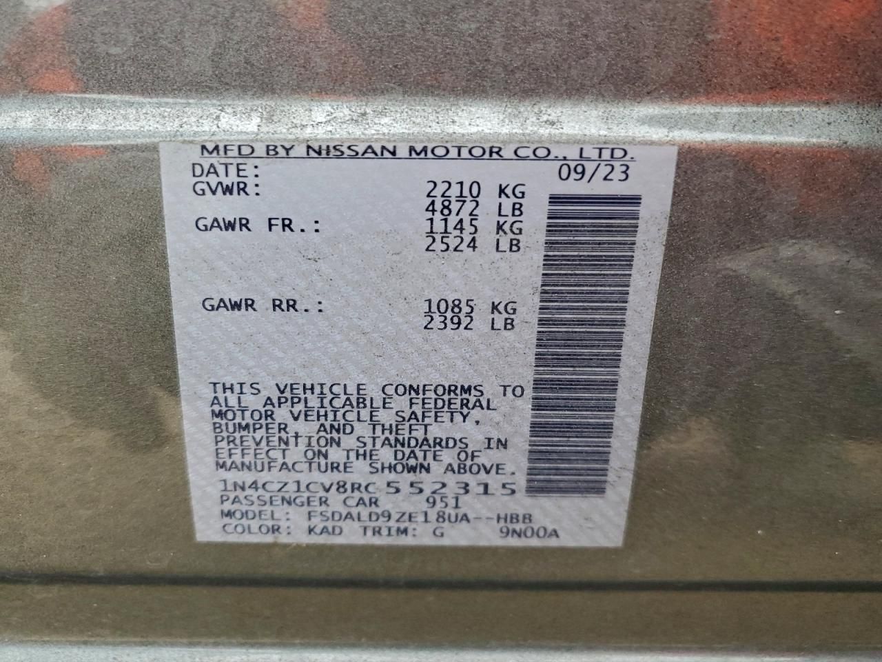 2024 Nissan Leaf sv Plus